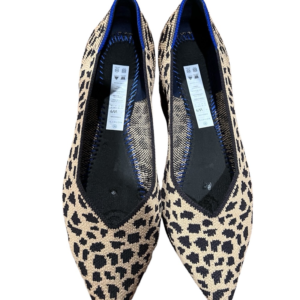 Rothy’s pointe leopard size 9 - Picture 3 of 4